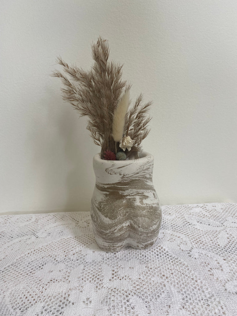 Boho Body Concrete Vase