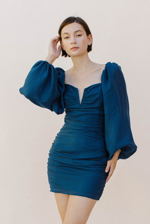 oceana mini dress Oceana Puff Sleeve Mini Dress