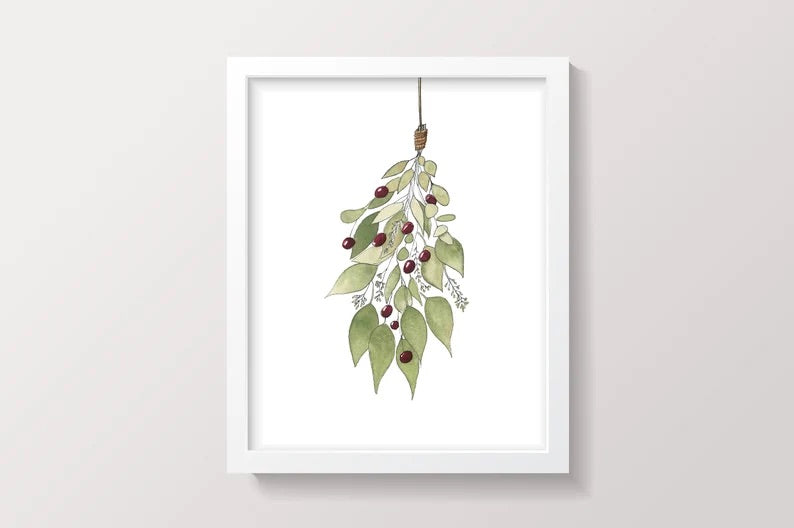 Botanical Christmas Cards -  set of 2